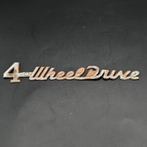 Vintage Jeep Willys Wagon 4 Wheel Drive Emblem 1950-1964 7349
